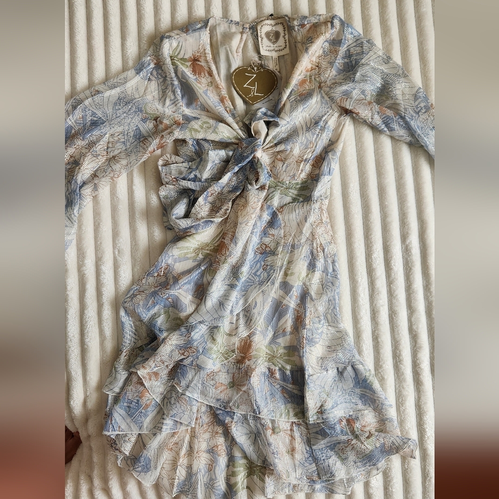 Mini Dress brand z&l Europe. Inspired by Zimmermann. NWT. Size M
